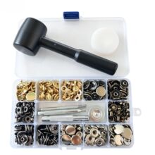现货量大价优免缝皮具纽扣安装工具套装衣服暗按扣831金属四合扣
