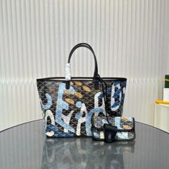 高德雅goyard 大容量涂鸦托特包包女2025狗牙通勤购物袋字母单肩