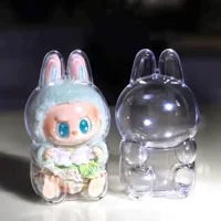 LABUBU Labubu дисплейная коробка второго поколения прозрачный защитный ящик для хранения рюкзак подвеска Labubu защитный чехол