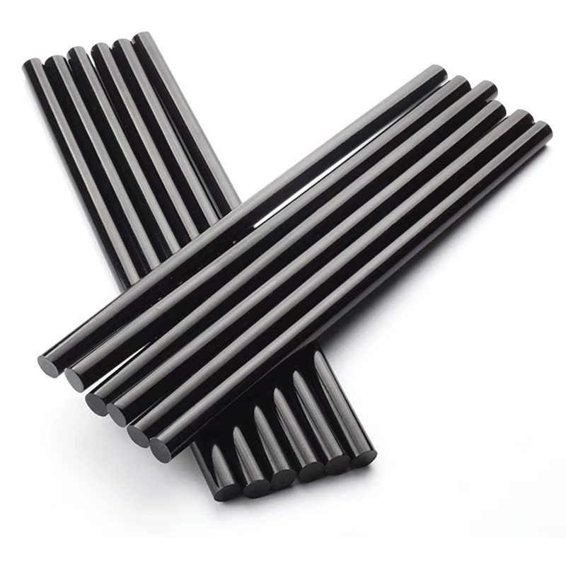 黑色热熔胶棒强力手工热溶胶条热熔胶枪DIY高粘速溶胶棒7mm11mm