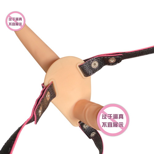 Cross-border supply of solid silicone wearable dildo for women, dildo, gay lesbian lesbian, male penis, adult sex products