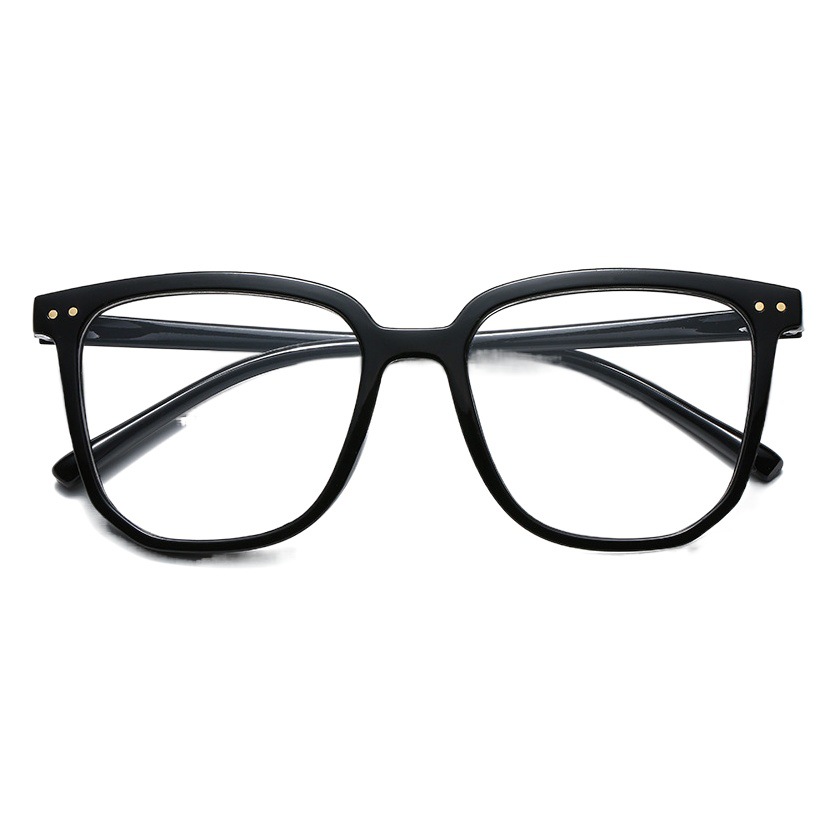 2026 New Large-Frame Street Style Anti-Blue Light Glasses, Fashionable Trendy Non-Prescription Glasses for Men and Women, Gradient Frame Prescription Glasses