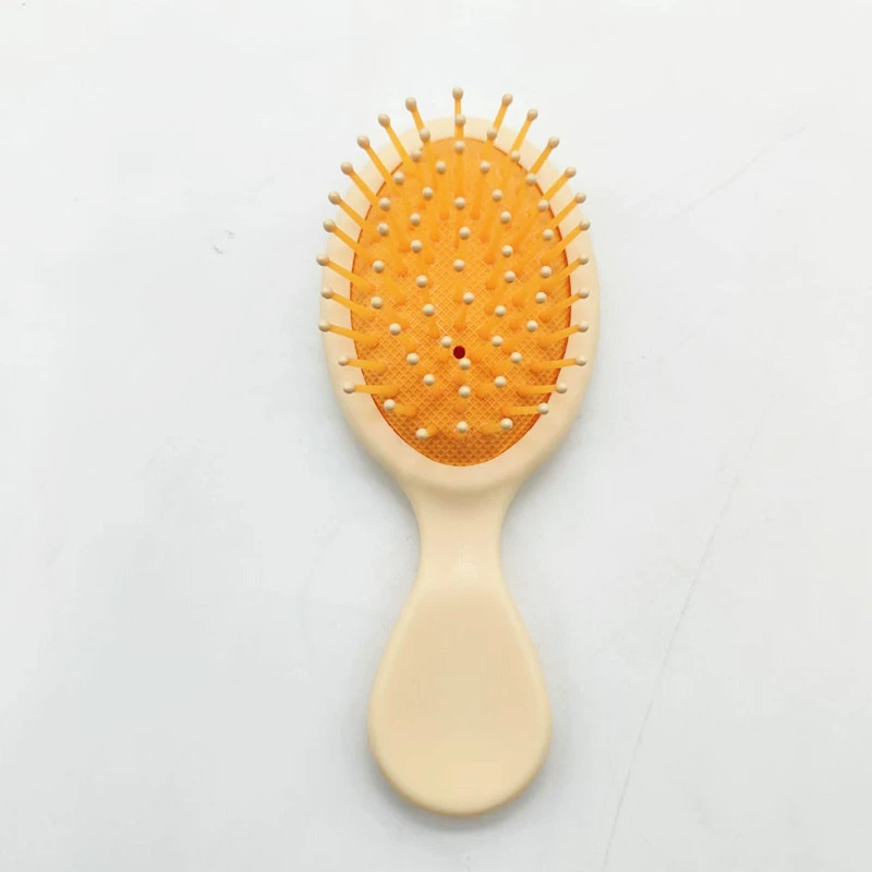 Handheld Scalp Massager Brush, Matte Finish, Soft Cushion, 14 cm Compact