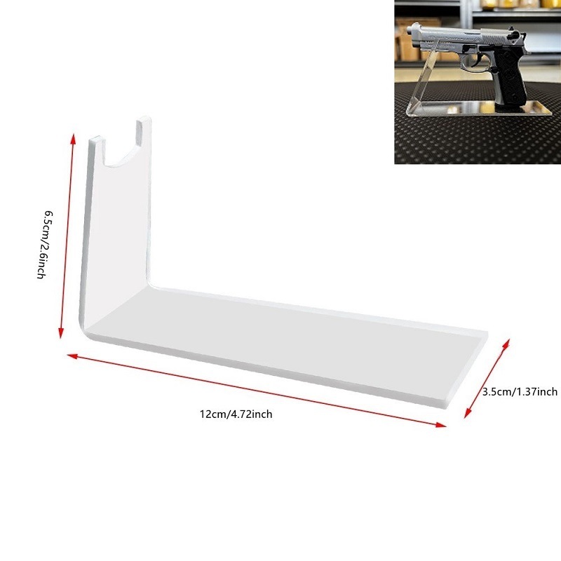 Fábrica personalizada juguetes acrílicos armas de soporte modelo de soporte modelo de tiro estante de exhibición