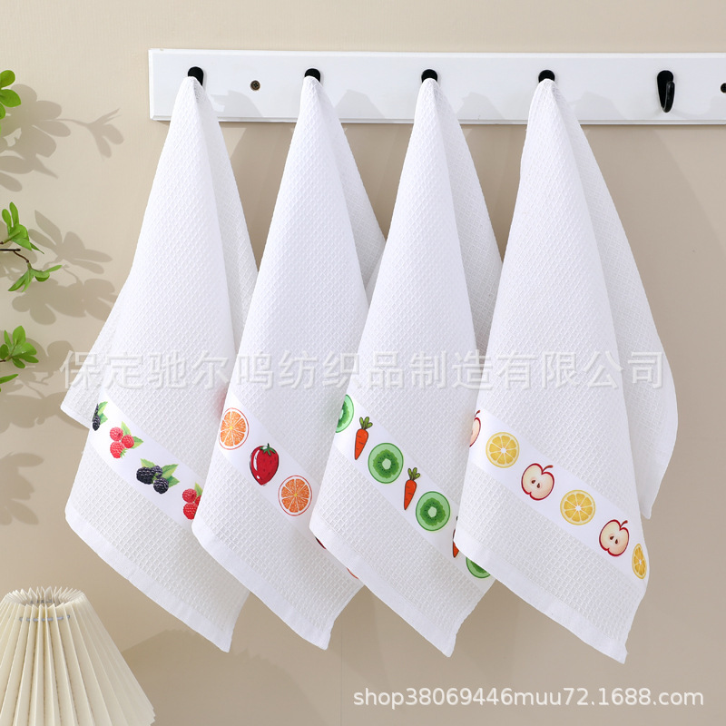 Tea Towel, Cleaning Cloth, Kitchen Towel, Breathable and Absorbent Cleaning Towel, Printed Dish Towel, Kitchen Towel Tea Towel, Cleaning Cloth, Kitchen Towel, Breathable and Absorbent Cleaning Towel, Printed Dish Towel, Kitchen Towel