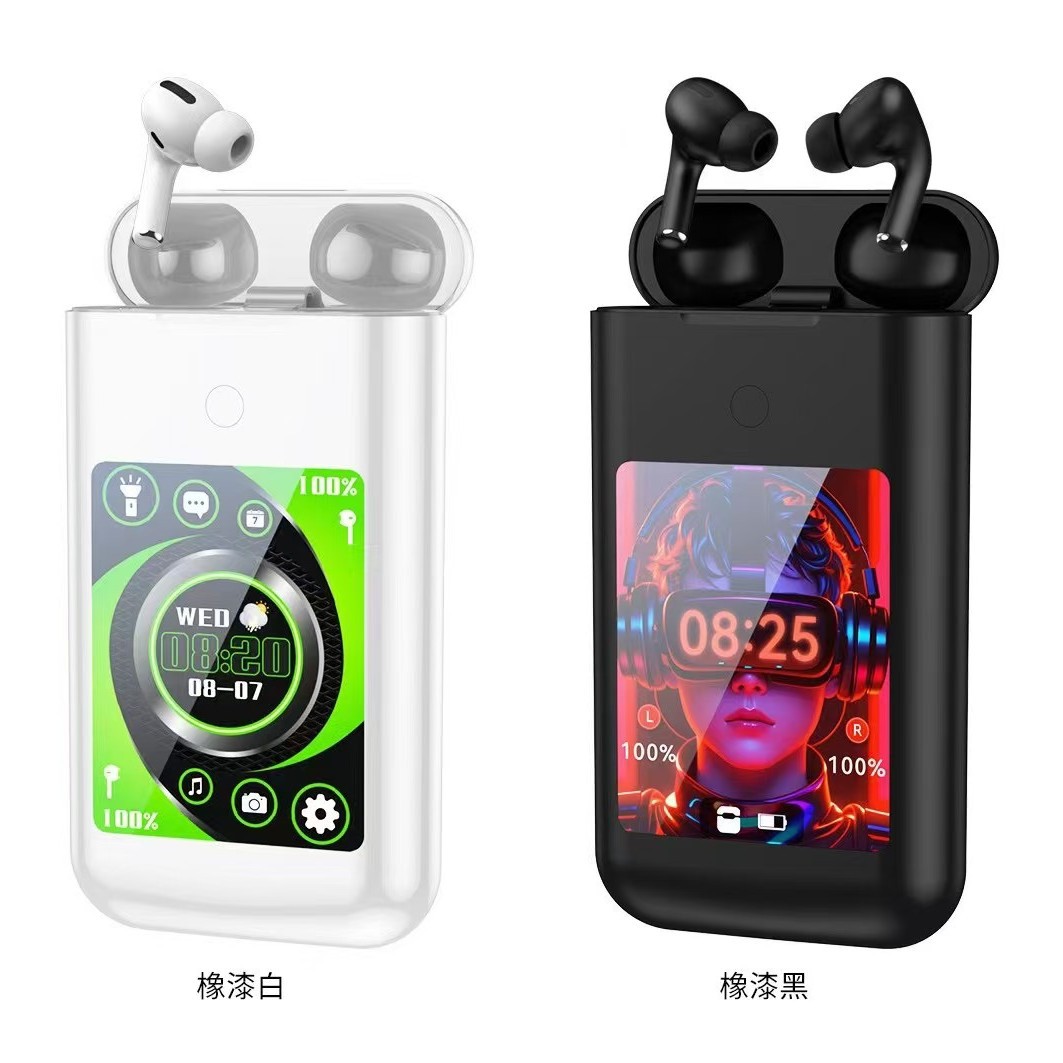 Dispositivo inteligente A98 BOX auriculares Bluetooth cargador tesoro de pantalla multimedia de 2.8 pulgadas fuente de alimentación 3 en 1