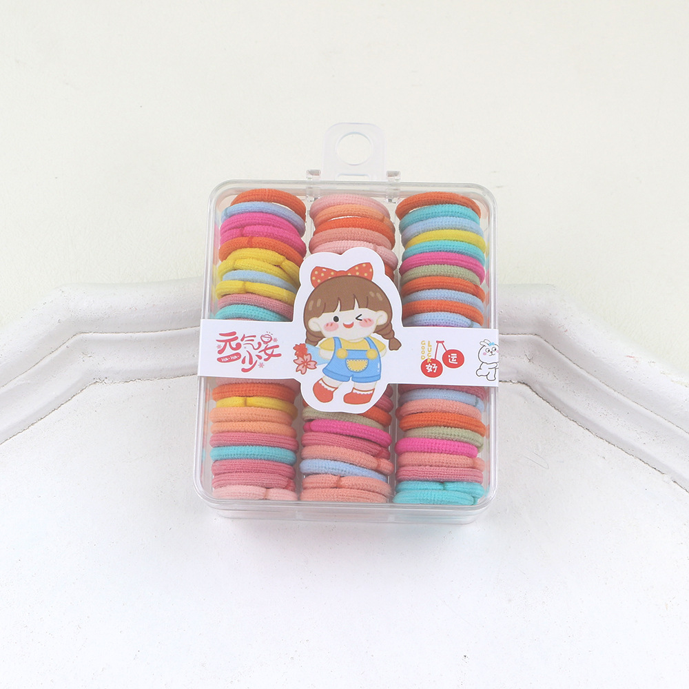 Kotak tiga kisi 14 # warna pelangi lurus tebal