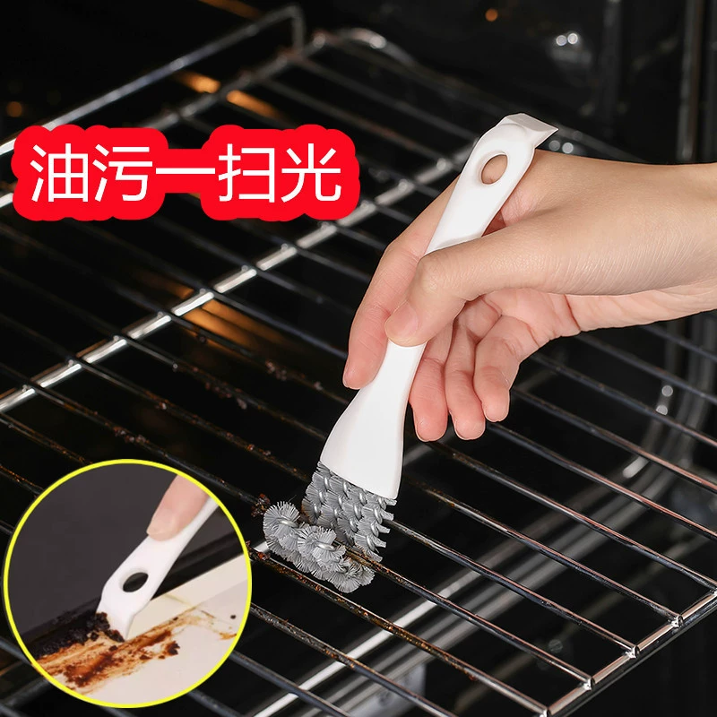Щетка для чистки плиты Многофункциональная кухонная плита для чистки щели щетки раковина мертвые углы для чистки гриля Сетка для чистки небольшой щетки
