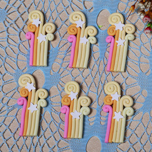 软陶切片可爱糖果色diy手工饰品 创意软陶星星云朵彩虹装饰摆件