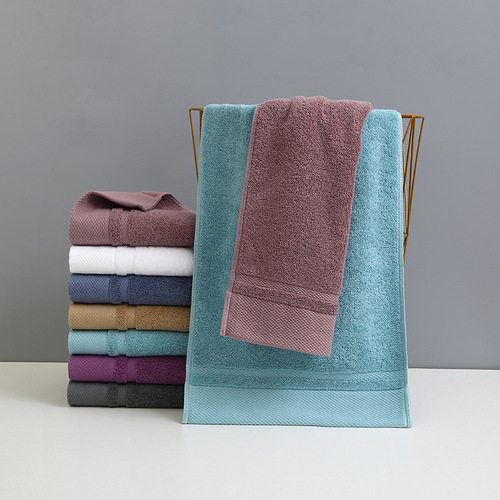 Long staple cotton cotton towel wholesale 120g face wash towel adult home advertising gift towel custom logo