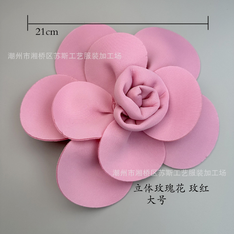 입체적인 장미 라이트 로즈 레드 L사이즈 21cm