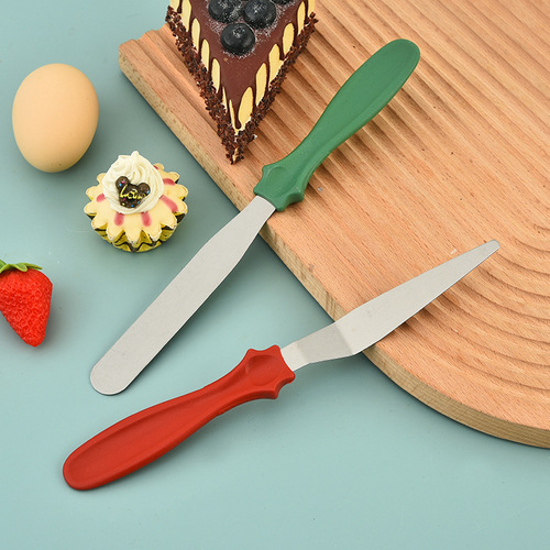 Set of 3 Cream Frosting Spatulas Cake DeMoulding Spatulas Cake Leveling Spatulas Baking Curved Edges Spatulas Cream Spatulas