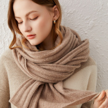 冬季新款百搭围脖羊绒围巾保暖围脖外单尾货针织毛线女士披肩两用