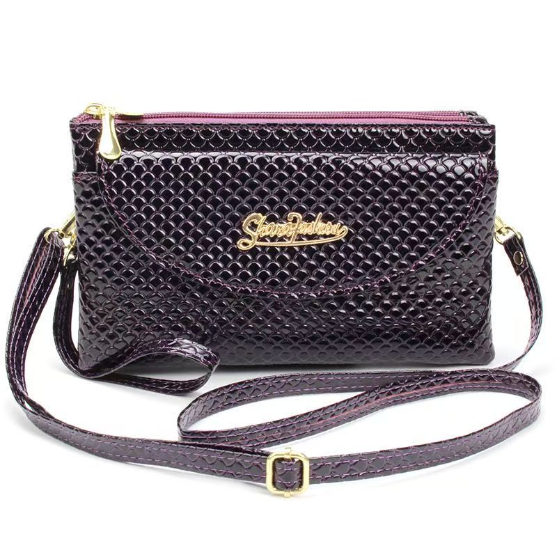 Versatile Women's Crossbody Phone Bag Small Square Shoulder Clutch_voghion.com