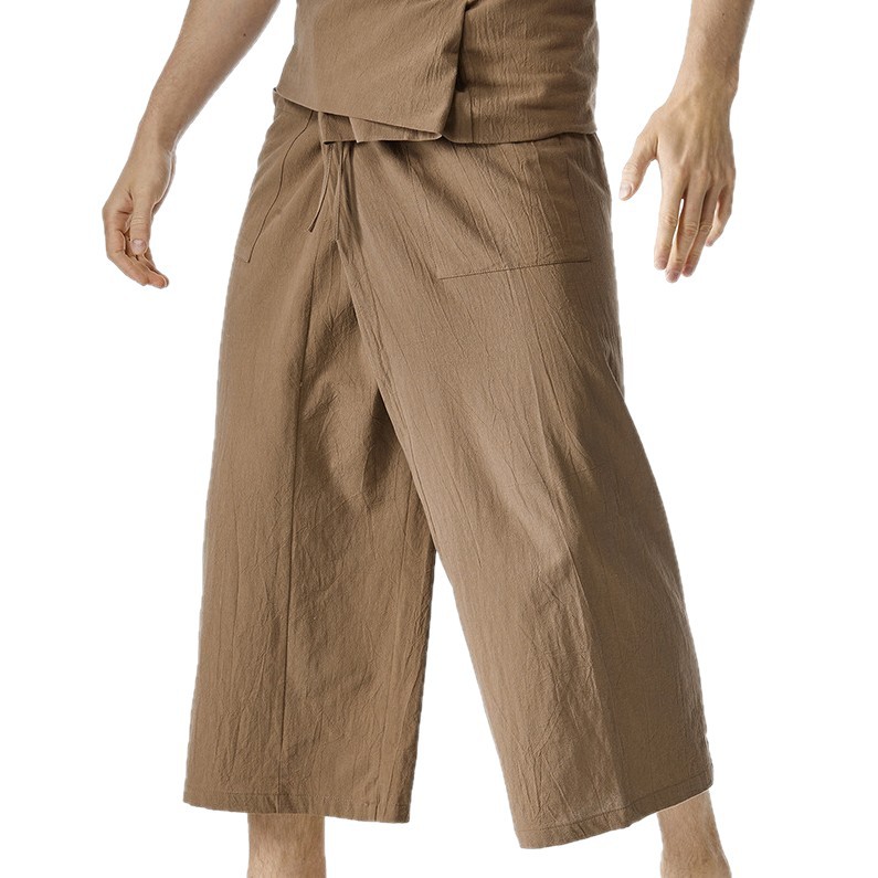 Comercio exterior transfronterizo 2023 nuevo tamaño libre tailandés pescador pantalones hombres y mujeres sueltos deportes yoga pirata harén pantalones