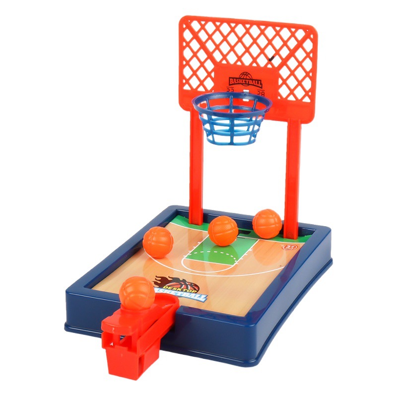 Mini escritorio juego de baloncesto soporte doble dedo catapulta baloncesto máquina de tiro niños padres e hijos juguetes educativos interactivos al por mayor
