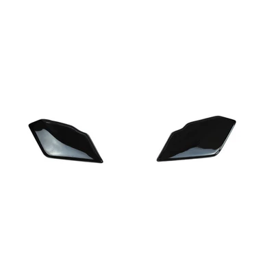 GTI Rear Lip Rear Deflector Spoiler - bright-black-paint-with-rear-bumper-corners