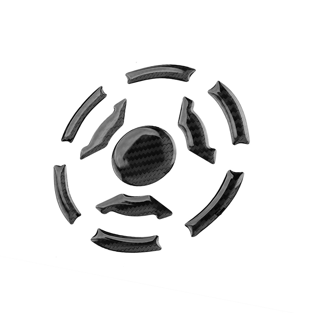 Triumph Street Triple 765 RS 2023 pegatinas de goteo de fibra de carbono para motocicletas