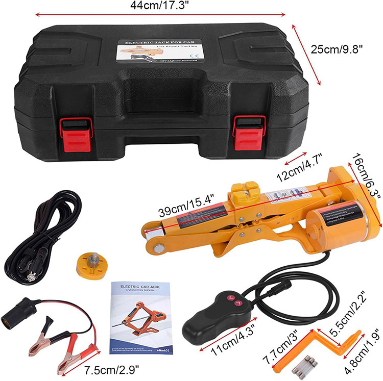 Scissor-Type Vehicle-Mounted 0kg Ton 12V Electric 2t Load-Bearing Cross-Border Export 12V Electric 0kg Ton