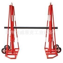 液压刹车放线架卧式立柱框式电力施工导线轴架组合式盘式电缆光缆