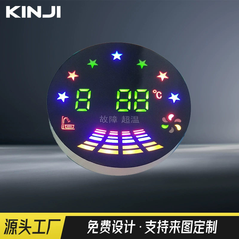 Источник производителя поставляет водонагреватель светодиодная цифровая трубка цветной экран дисплей круглый, полный цвет может быть сформулирован