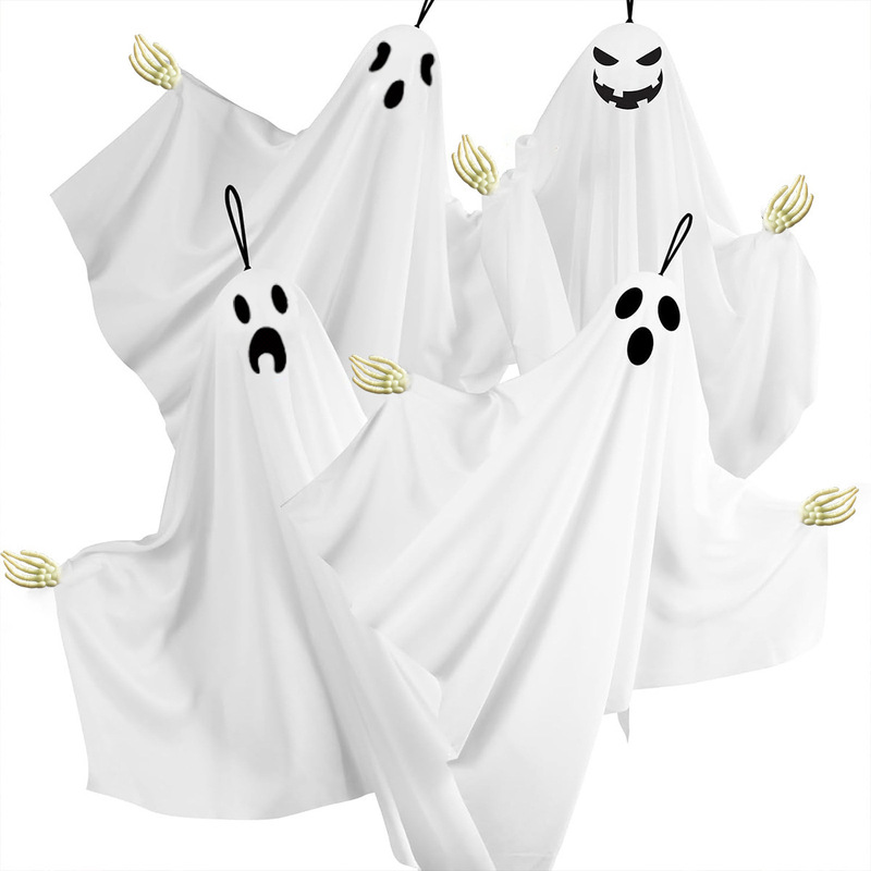 光らない新しいハロウィンハンドゴースト小飛行ゴーストホラーかわいい表現シークレットルームバーシーンレイアウト|undefined