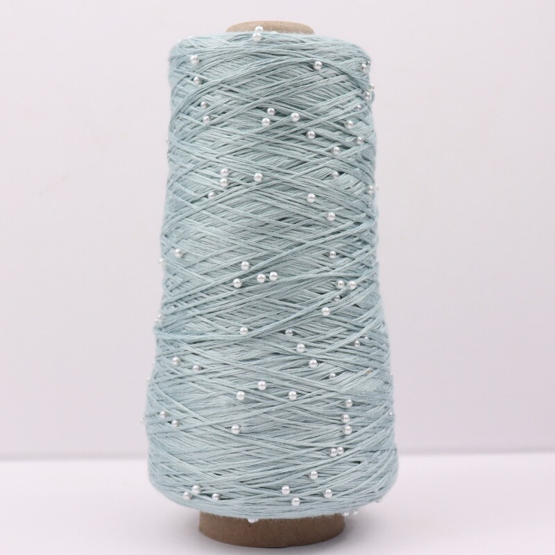 320G900M Pearl Beads Mercerized Cotton Yarn Hand Knitting Thread 320G900M Pearl Beads Mercerized Cotton Yarn Hand Knitting Thread