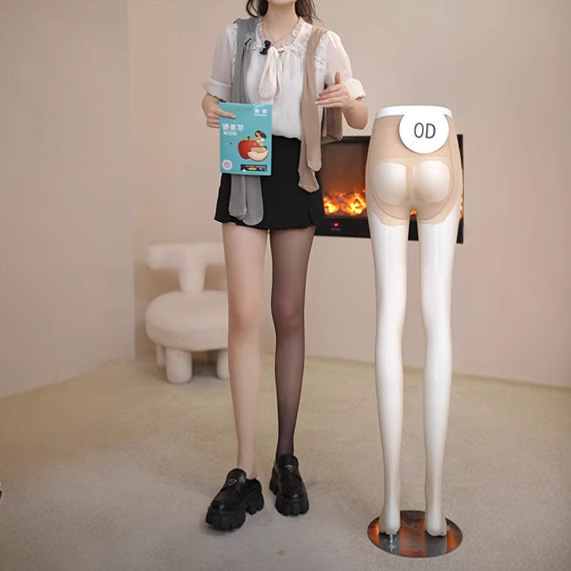 Apple Butt Stockings for Women, Peach Butt Stockings for Women, Anti-Snag Stockings, T-Crotch Stockings, Any Cut Open Crotch Pantyhose