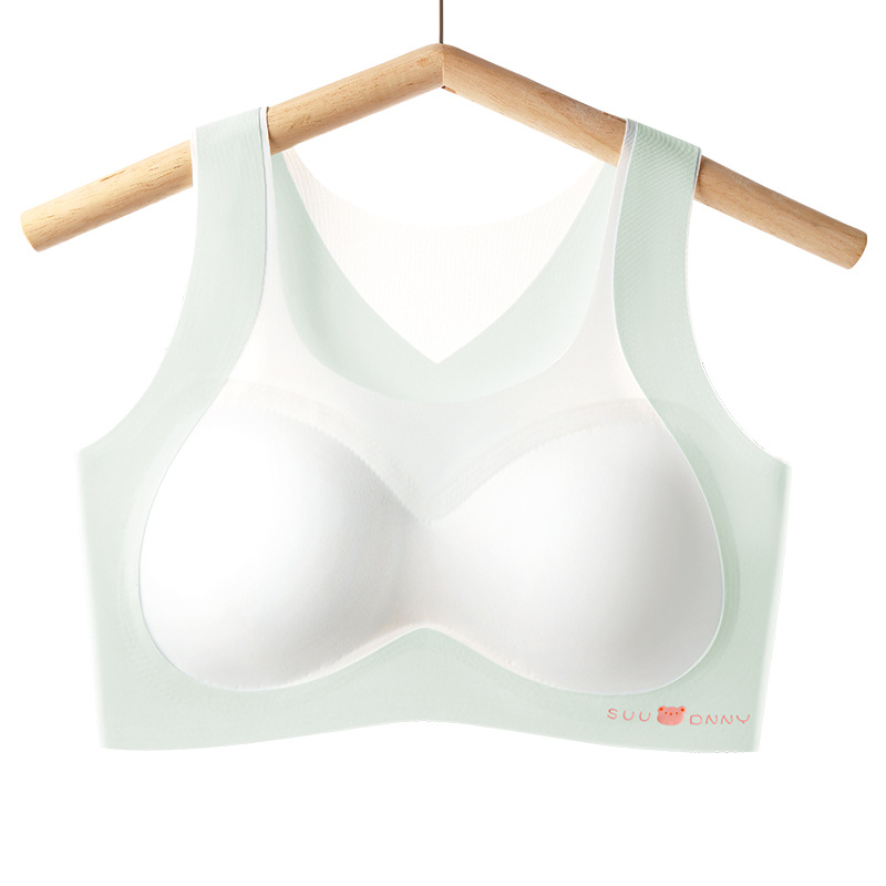少女のスポーツ下着の発育期の高校生のブラジャーは杯の中学生の女の子の大きい子供のベストの女の子を固定します。