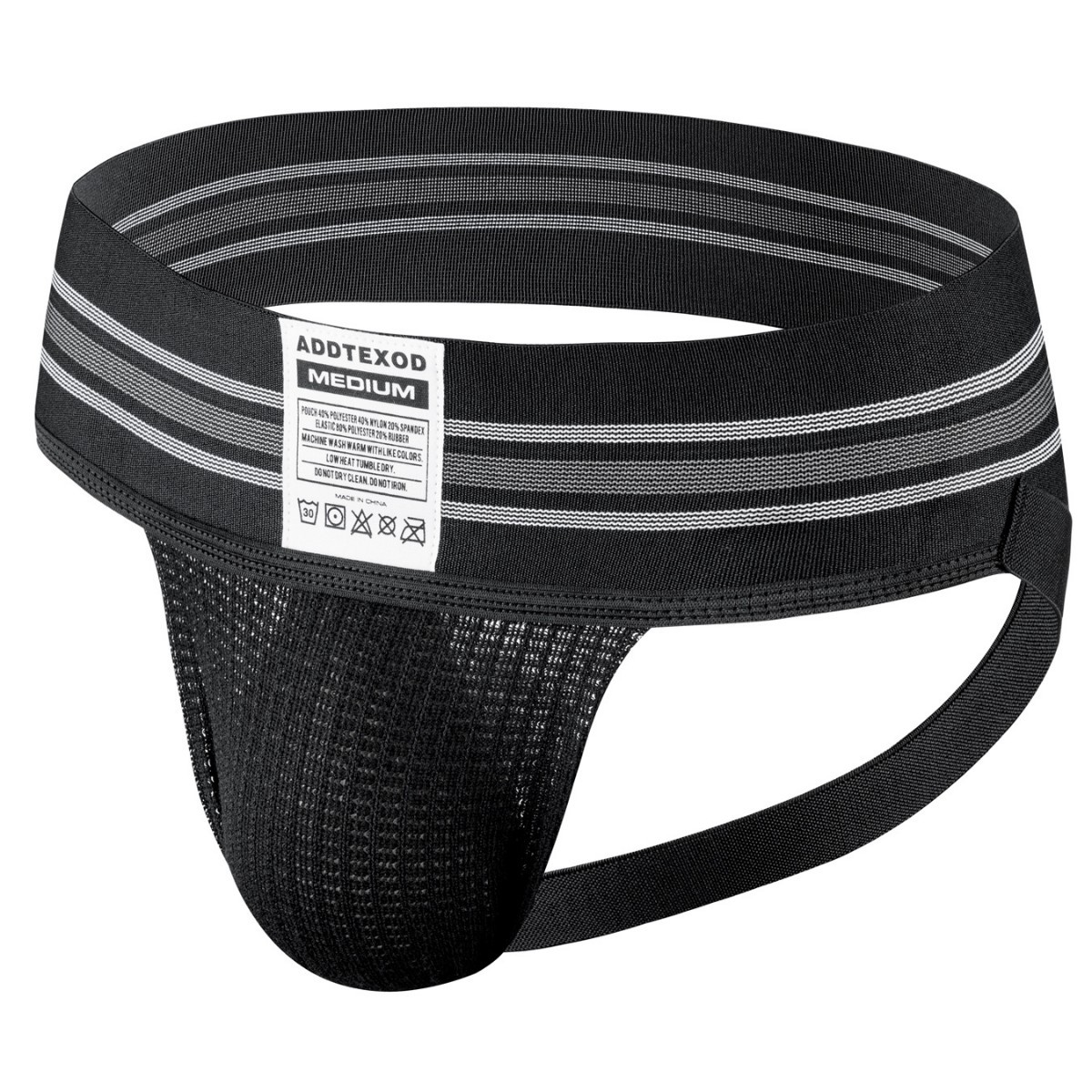 Pantalones en forma de T masculinos, cinturón ancho, bolsa de bolsa transpirable y elástica, caderas levantadas y pantalones deportivos vacíos, ropa interior doble Ding transfronteriza, Europa y los Estados Unidos