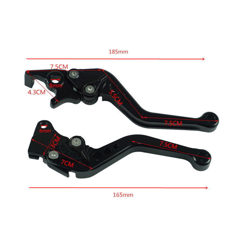 Motorcycle modification accessories CNC modification handle multi-speed adjustable horn brake clutch handle horn handle