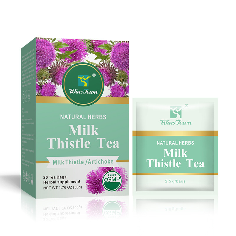 Cross-Border Spot Milk Thistle Tea Milk Thistle Tea Natural Herb Milk Thistle Artichoke Substitute Tea