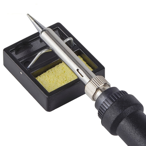 Square bakelite soldering iron stand, soldering iron holder, high temperature resistance and not easy to burn, soldering pen support frame accessories