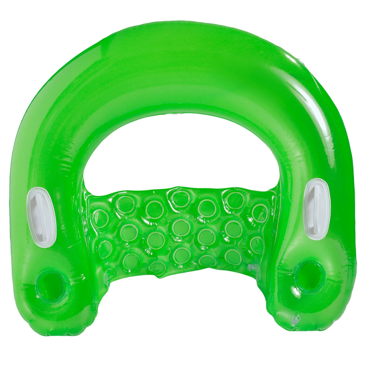 녹색 U자형 라운지 의자