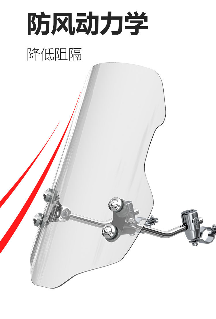 Suitable for Haojue Dks Other 50 Suzuki Honda Motorcycle Cb400F Windshield Modification Gl Other 5