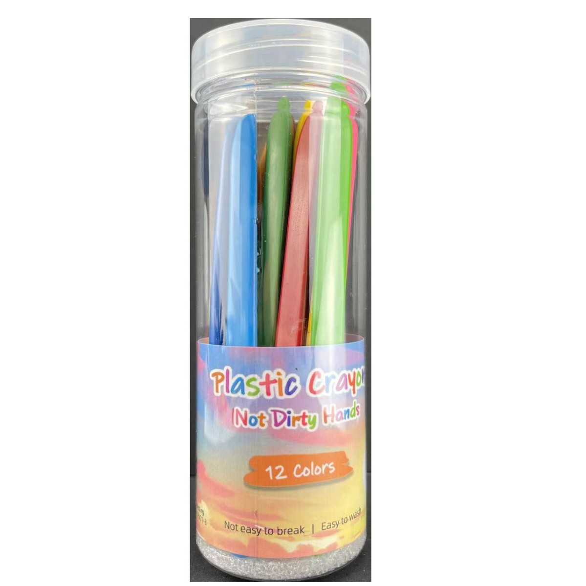 Crayones Triangulares Lavables Plástico para Pintura Infantil