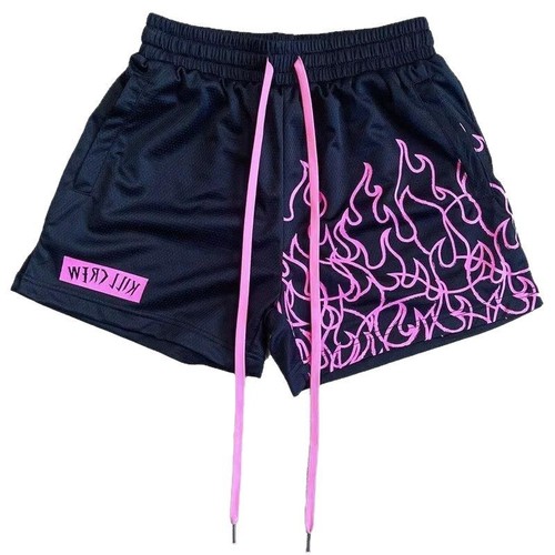 Summer casual men's fashion brand short pants loose casual trend outerwear versatile Korean style five-inch pants