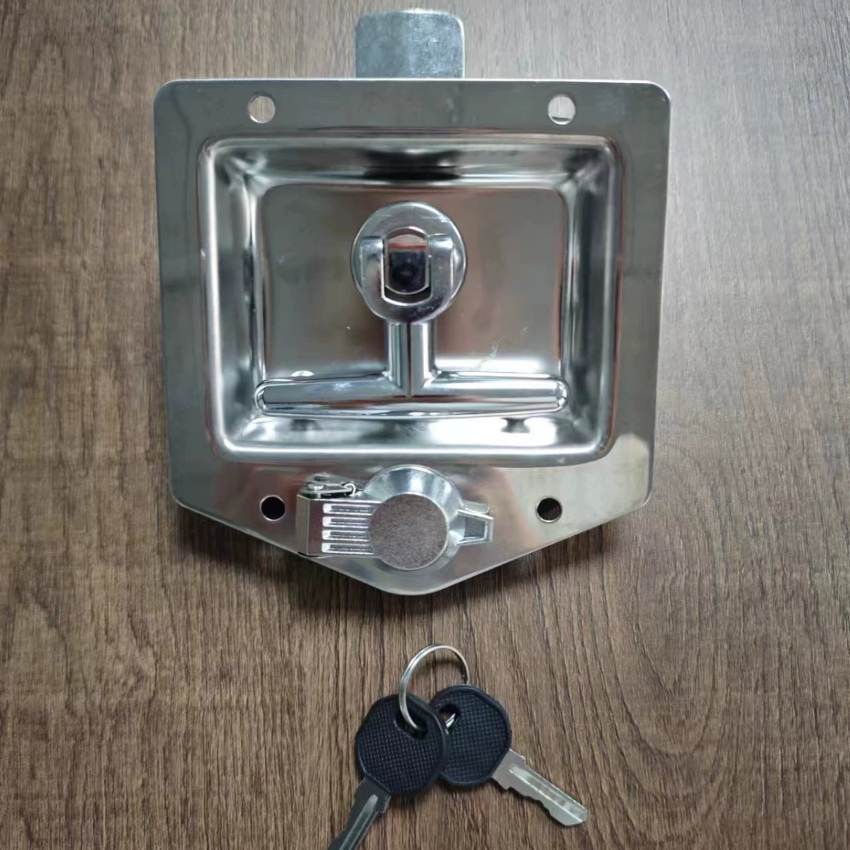 Контейнер из нержавеющей стали, замок для ящика с заклепками, замок для ящика, замок для панели из нержавеющей стали, ящик для инструментов для грузовика, Т-образный замок для ящика с язычком