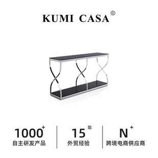 Light Luxury Normcore Entrance Cabinet Modern Normcore Living Room Aisle Entrance Desk Designer Slate Entry End View Desk Customization