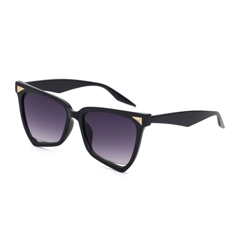 Irregular Sunglasses for Women, Fashionable European and American Cat-Eye Large-Frame Sunglasses, Women's Personalized Cross-Border Glasses Sunglasses