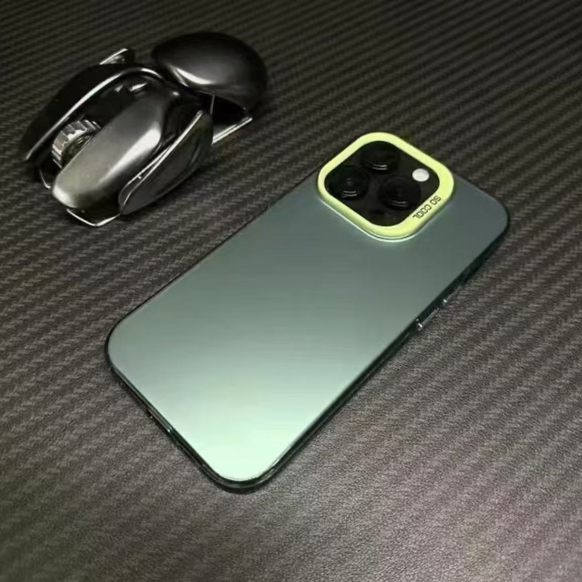 Estilo simple, color sólido, adecuado para la carcasa del teléfono móvil Apple 16Promax, carcasa de gas personalizada iPhone15/14/13/12/