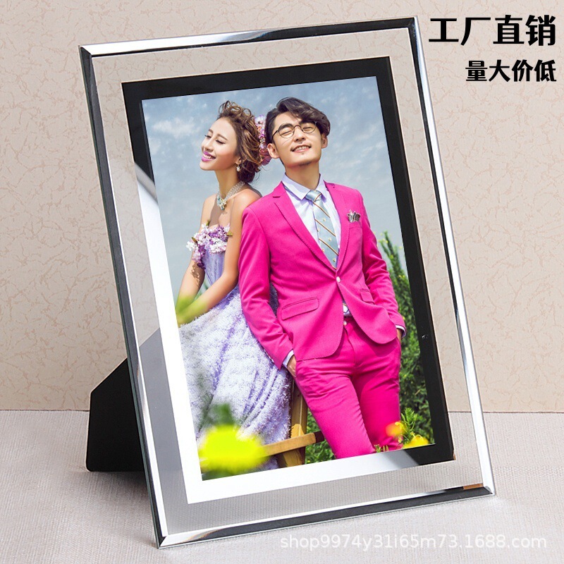 Factory Direct Sale Crystal Glass Photo Frame Simple Transparent Frame 5-Inch 6inch 7inch Tabletop A4 A5 Certificate Frame Can Be Hung Factory Direct Sale Crystal Glass Photo Frame Simple Transparent Frame 5-Inch 6inch 7inch Tabletop A4 A5 Certificate Frame Can Be Hung