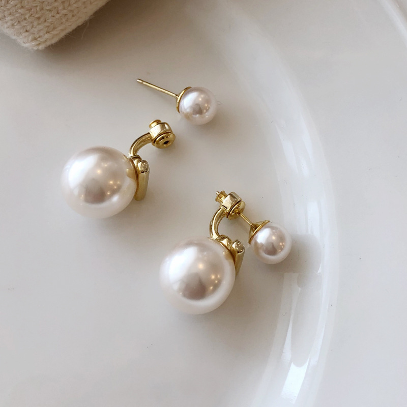 Korean version of Dongdaemun temperament, niche pearl elegant and fashionable women, French high-end earrings, ear_voghion.com