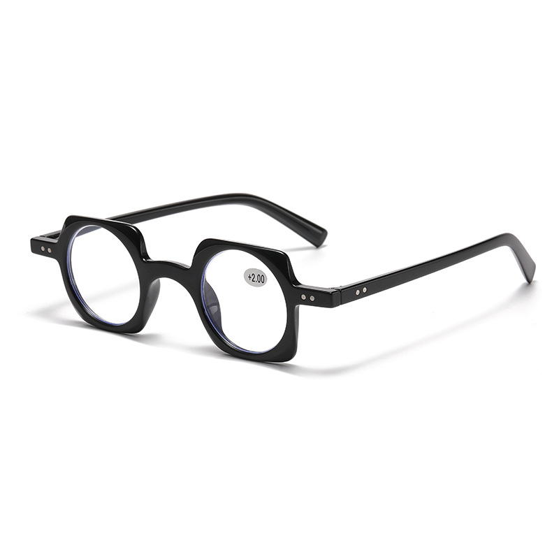 Retro marco anti-luz azul gafas de edad hombre cóncavo marco de arte gafas de edad edad moda personalidad gafas de edad mujer