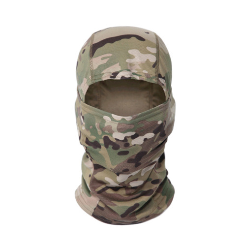 Tactical camouflage hood men's balaclava outdoor riding mask neck scarf helmet inner cap sports turban