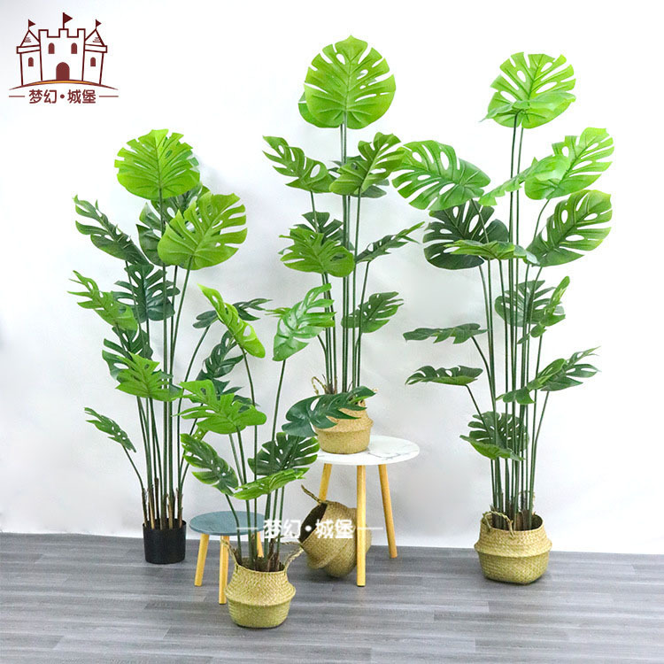 Nórdico paraíso pájaro bonsai salón decoración falso árbol Qin Ye Rong simulación planta maceta planta de simulación al por mayor