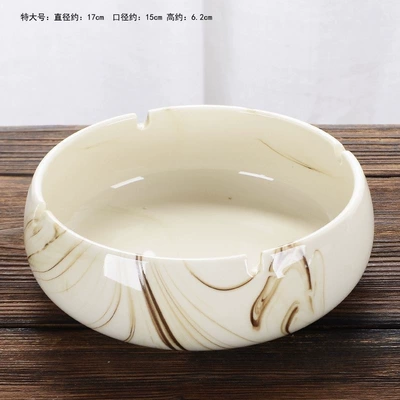 Car ashtray, commercial use for hotels, restaurants - white-brown-extra-large-single-safety-equipment
