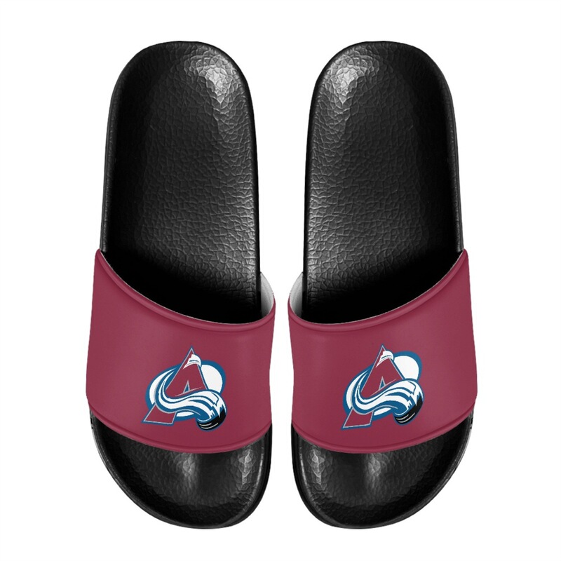 NHL Boston Brown Bear Pattern Shoes Ice Hockey Men's and Women's PVC Slippers Summer Home Casual Sandals