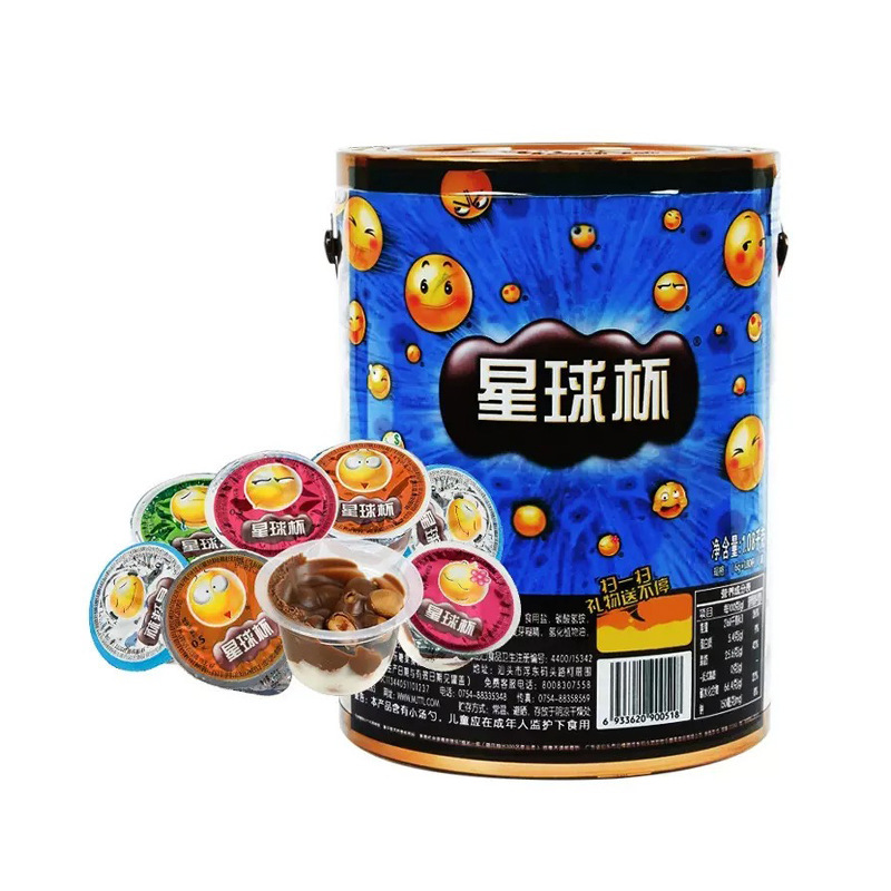 スイートビッグカップ プラネットカップ 1kg ココアペースト+ビスケット 子供用おやつ (約50杯)|undefined