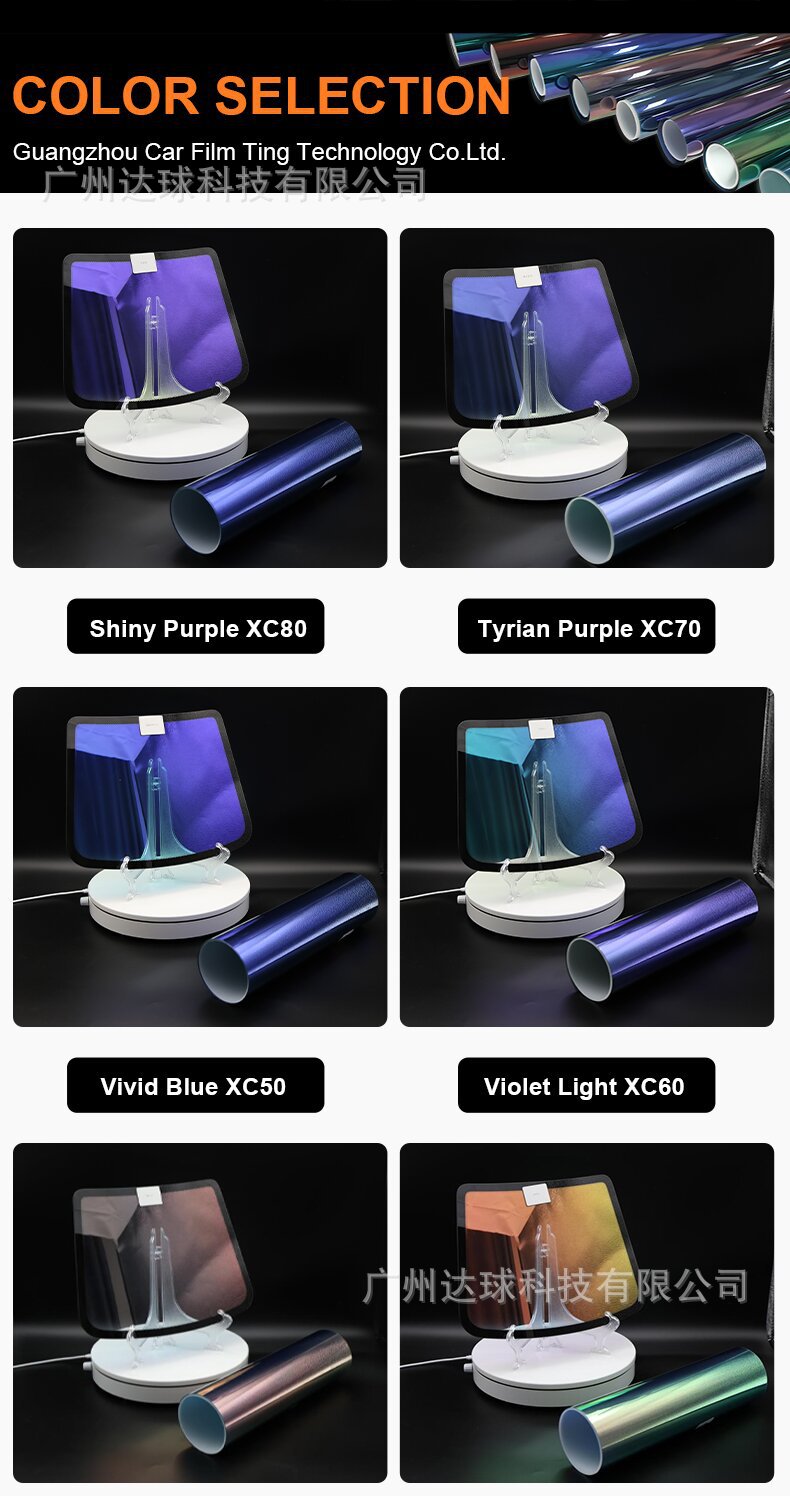 Car Solar Film, Purple Light Reflective Film, Privacy Film, Car Window Film, Front Windshield Film, Exclusively for Cross-Border Supply